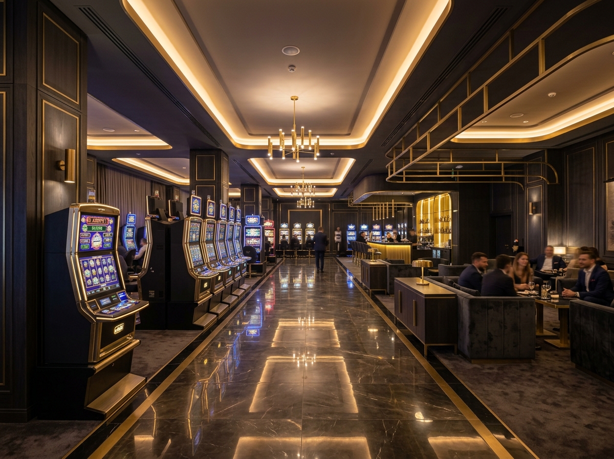 Interior de sală SlotHallRO în Cluj-Napoca